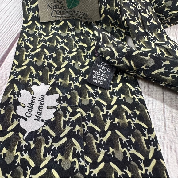 golden mantella the nature conservancy preservation collection silk Tie frogs - Picture 3 of 4